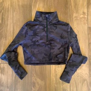 EUC Ptula Cropped Half Zip Jacket